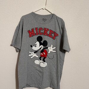 Disney classic retro Mickey Mouse Red and Gray Tee y2k